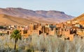 Traditional Kasbah fortress in Dades Valley in the High Atlas Mountains, Morocco