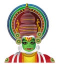 Traditional Kathkali Dancer from South India