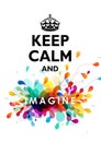 Traditional Keep Calm background Royalty Free Stock Photo