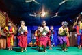 Traditional khmer dances performance in a orphanage of Siem Reap. Cambodia