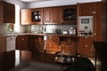 Traditional kitchen interior design Royalty Free Stock Photo