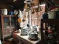 Traditional kitchen interior. Royalty Free Stock Photo