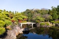 Traditional Kokoen Garden in Himeji city of Japan Royalty Free Stock Photo