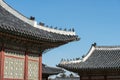 Traditional korea roof decoration