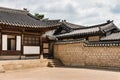 Traditional korean architecture at Changdeokgung Palace in Seoul, South Korea