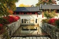 Traditional Korean Buildings in the Changdeokgung Royal Palace, Seoul, South Korea