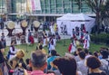 Traditional korean drummers performance on Chuseok