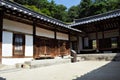 Traditional Korean house Hanok in Dosan Seowon Confucian academy near Andong, Korea