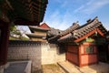 Traditional Korean houses in Changdeokgung Palace in Seoul, Korea