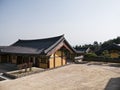 Traditional korean houses in Naksansa temple, Yangyang city