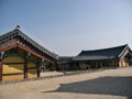 Traditional korean houses in Naksansa temple, Yangyang city