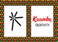 Traditional Kwanzaa symbols. Kuumba means Creativity. Vector icon. Isolated on white background