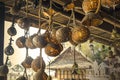 Traditional Lamp made of coconut shell on Sale In Market