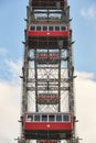 Traditional landmark ferris wheel. Vienna city center. Prater attraction. Austria Royalty Free Stock Photo