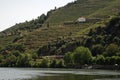 Douro Valley and vineyards hills at PinhÃÂ£o Regua Portugal Royalty Free Stock Photo