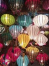 Traditional lanterns at Hoi An, the city is UNESCO world heritage, Vietnam. Royalty Free Stock Photo