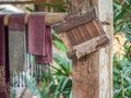 Traditional Lao textile weaving. Ock Pop Tok, Luang Phabang