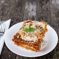 Traditional lasagna