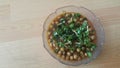 Traditional lentils Channa/Chola Masala or chick peas curry or chole bhature