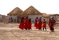 Traditional life in village.