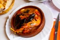 Ligurian seafood stew Cacciucco