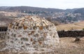 Traditional limestone furnace in the village