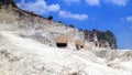 Traditional limestone mining area