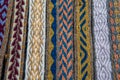 Traditional lithuanian hand-woven belts