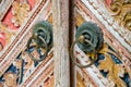 Traditional local balinese wood carving ornaments