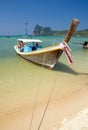 Traditional longtail boat