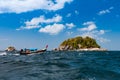 Traditional Longtail boat bring tourists to visit island around