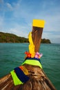 Traditional longtail boats in Phi-phi Leh island