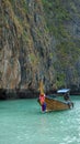 Traditional longtailboat in thailand Royalty Free Stock Photo