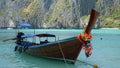 Traditional longtailboat in thailand Royalty Free Stock Photo