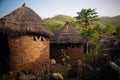 Traditional Losso aka Nawdba people village in Doufelgou, Kara region, Togo