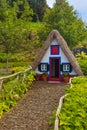 Traditional Madeira house in Santana Portugal Royalty Free Stock Photo