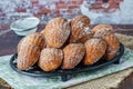 Traditional Madeleines cakes Royalty Free Stock Photo