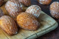 Traditional Madeleines cakes Royalty Free Stock Photo
