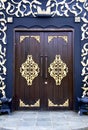 Traditional Malay House Doors Royalty Free Stock Photo