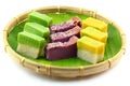 Traditional Malay Kuih Talam Layer Cake Royalty Free Stock Photo