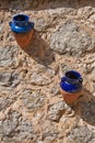 Traditional Mallorcan Ceramic Pots Royalty Free Stock Photo