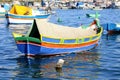 A traditional Maltese fishing boat