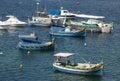 Traditional Maltese fishing boats, St Paul\'s Bay