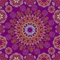 Traditional mandala ornament in gentle colors