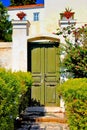 Traditional mansion in Spetses island, Greece Royalty Free Stock Photo