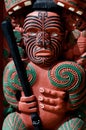 Traditional Maori Toi whakairo art carving