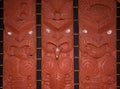 Maori wood carvings