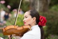 Traditional Mariachi Band serenades a wedding