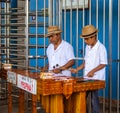 Traditional marimba musicians in Chiapas Mexico