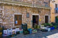 A traditional market fruit store in Areopoli village in Mani Greece Royalty Free Stock Photo